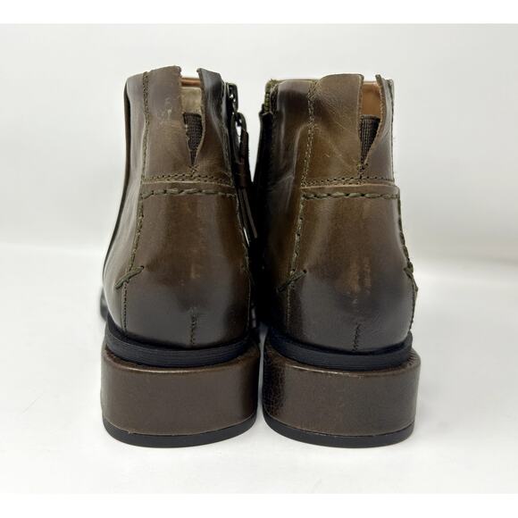 Franco Sarto Womens SARTO Nemi Bootie Boots Shoes Olive Leather 7 M - Picture 6 of 7